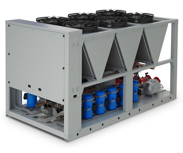 Моноблочные чиллеры с воздушным охлаждением конденсатора SKW 430-1100 Моноблочные чиллеры с воздушным охлаждением конденсатора SKW 430-1100