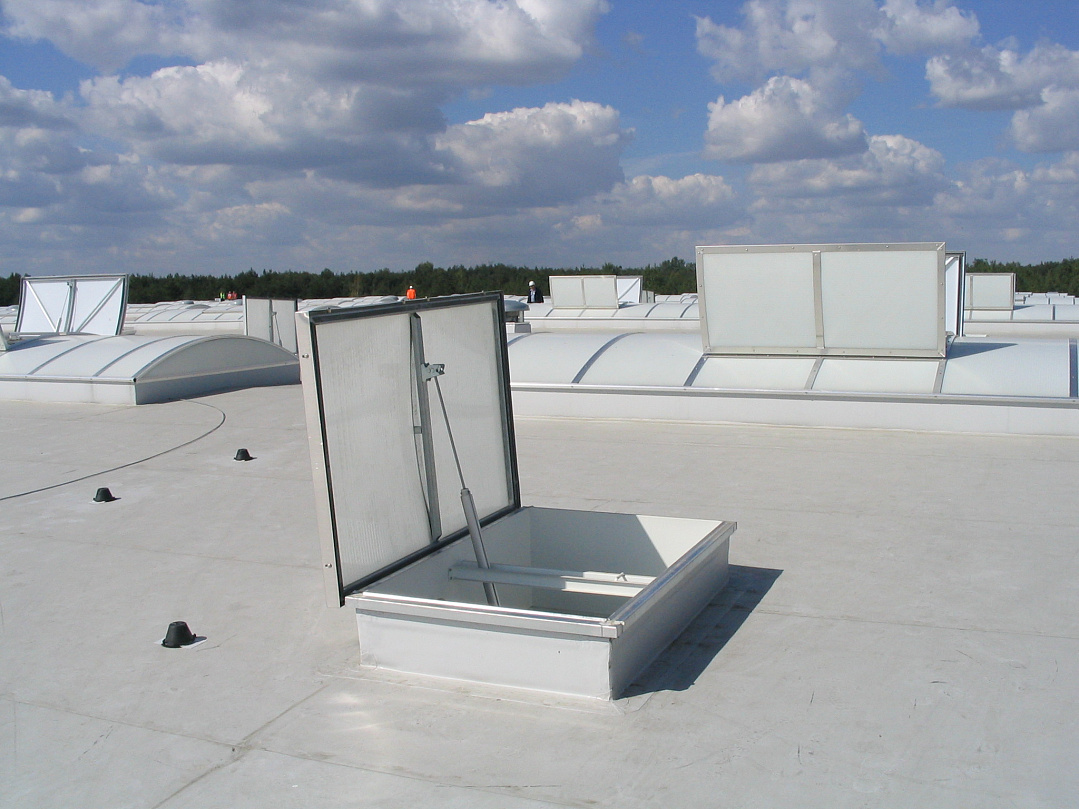 Одностворчатый дымовой люк mcr PROLIGHT-S1 CE