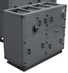 Приточно-вытяжная установка с пластинчатым рекуператором RWN-RP-Compact Grey