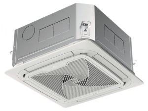 Четырёхпоточный кассетный внутренний блок MRV Haier AB182MCERL с панелью PB-620QB(H)